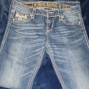 Rock Revival Indigo Chereen Boot Cut Jeans